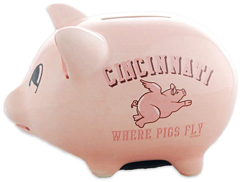 Piggy Bank Pink Cincinnati