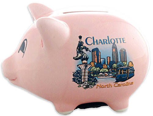 Piggy Bank Pink Charlotte Montage