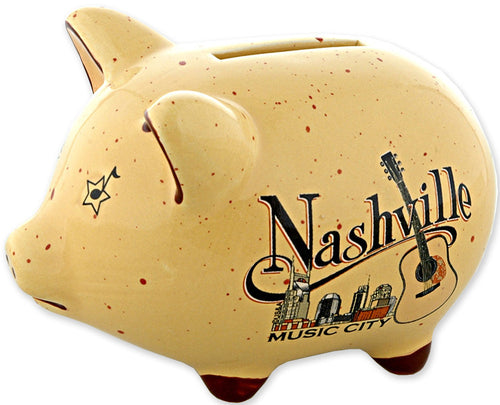 Piggy Bank Tan Speckled Nashville