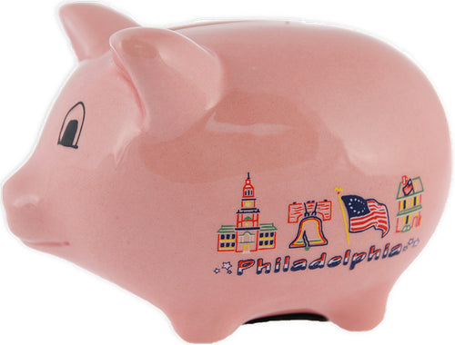 Piggy Bank Pink Philadelphia 4-Scene