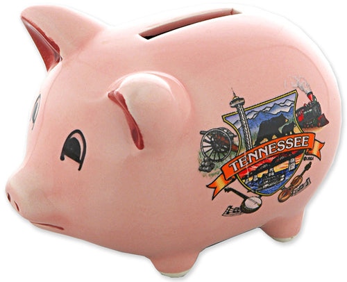 Piggy Bank Pink Tennessee Montage