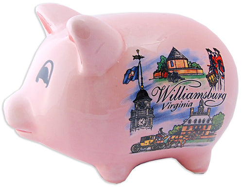 Piggy Bank Pink Williamsburg