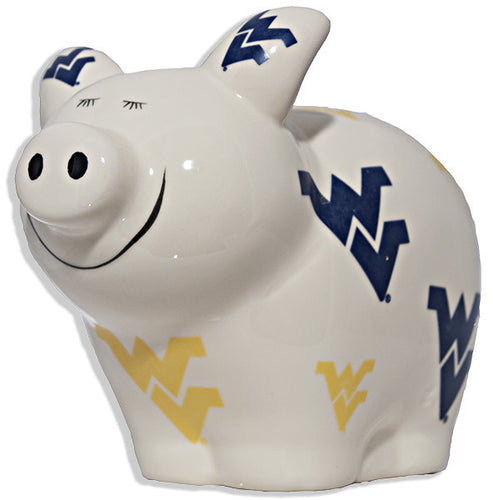 Piggy Bank Logo All Over West Virginia U 50998