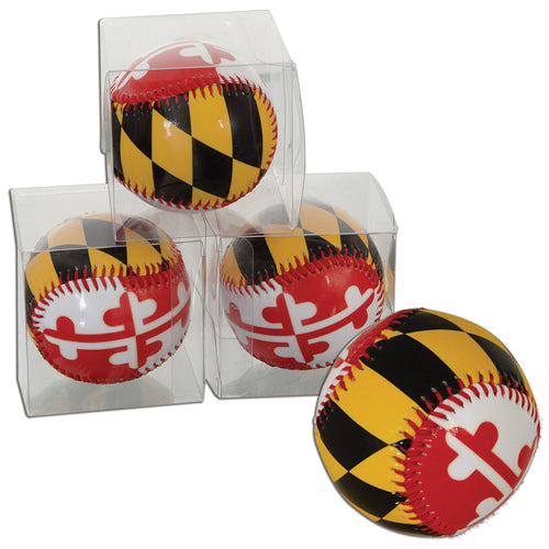 Baseball Boxed Maryland Flag Baseball Souvenir