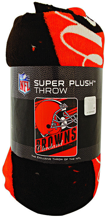 Blanket - Rolled Micro Raschel - Cleveland Browns 