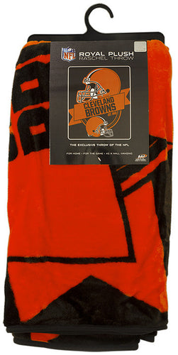 Blanket - Raschel Jumbo - Cleveland Browns 