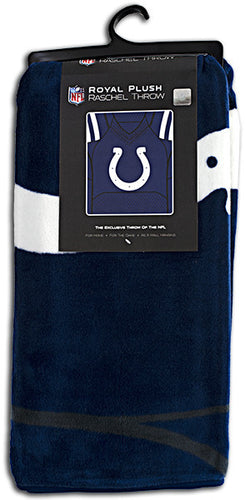 Blanket - Raschel Jumbo - Indianapolis Colts