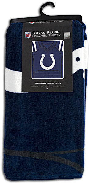 Blanket - Raschel Jumbo - Indianapolis Colts