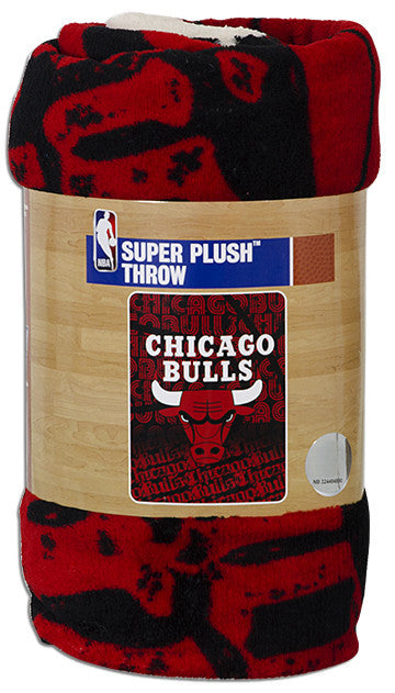 Blanket - Rolled Micro Raschel - Chicago Bulls