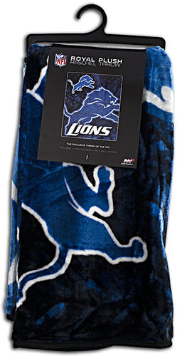 Blanket - Raschel Jumbo - Detroit Lions
