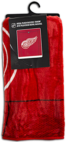Blanket - Raschel Jumbo - Detroit Red Wings