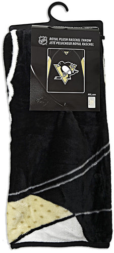 Blanket - Raschel Jumbo - Pittsburgh Penguins