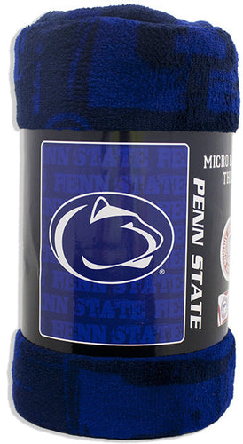 Blanket - Rolled Micro Raschel - Penn State 