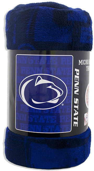 Blanket - Rolled Micro Raschel - Penn State 