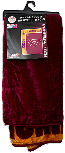 Blanket - Raschel Jumbo - Virginia Tech