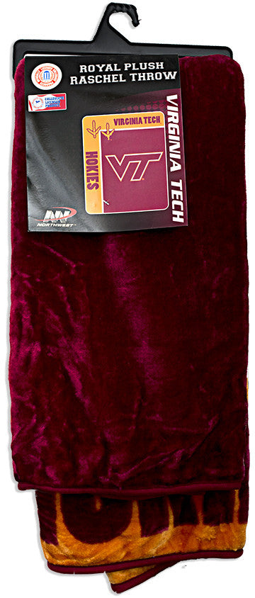 Blanket - Raschel Jumbo - Virginia Tech