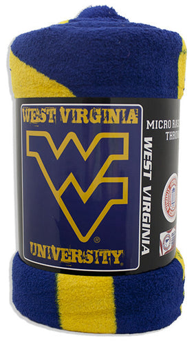 Blanket - Rolled Micro Raschel - West Virginia University