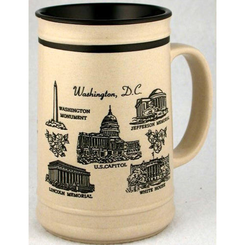 BMDC4 Beer Mug / Etched -Washington DC History