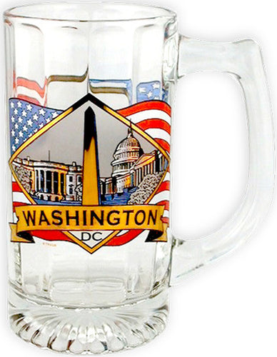 BMDC6 Beer Mug Optic Glass Washington DC