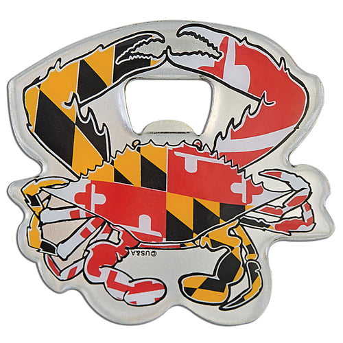 Bottle Opener Magnet Flag Crab Maryland