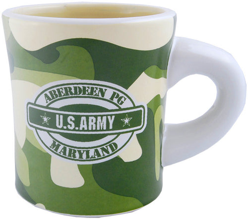 Coffee Mug Green Camo Aberdeen Proving Ground