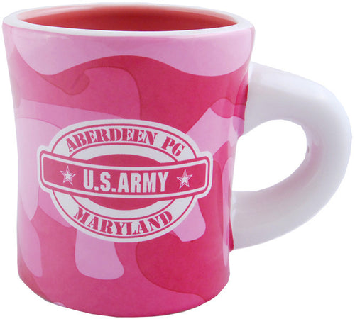 Coffee Mug Pink Camo Aberdeen Proving Ground