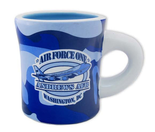 Coffee Mug Blue Camo Air Force One