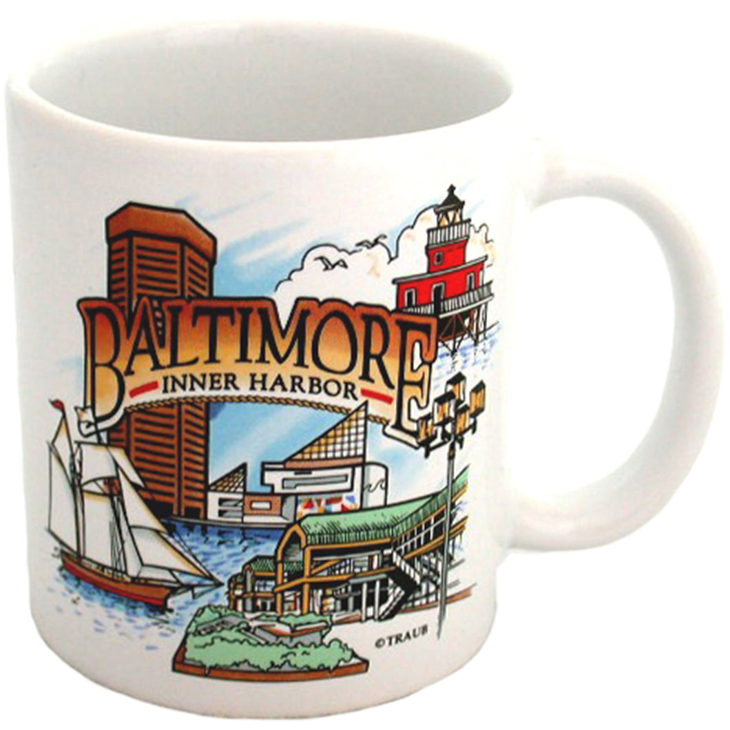Coffee Mug White Baltimore Harbor