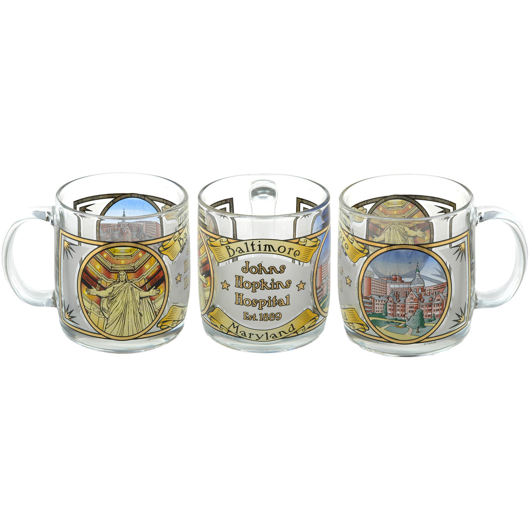Coffee Mug Nordic Glass Johns Hopkins Hospital