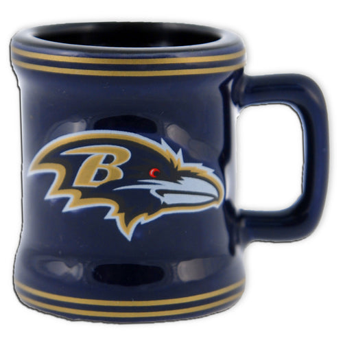 Mini Sculpted Mug Ravens