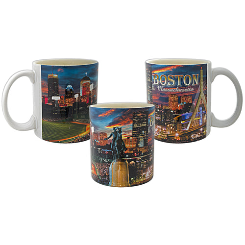 Coffee Mug Photo Wrap Boston Mass