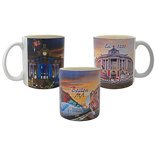 Coffee Mug Photo Wrap South Station Boston
