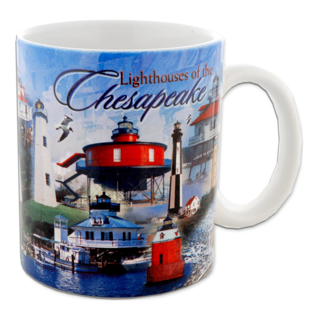 Coffee Mug Photo Wrap Chesapeake Bay Lighthouses
