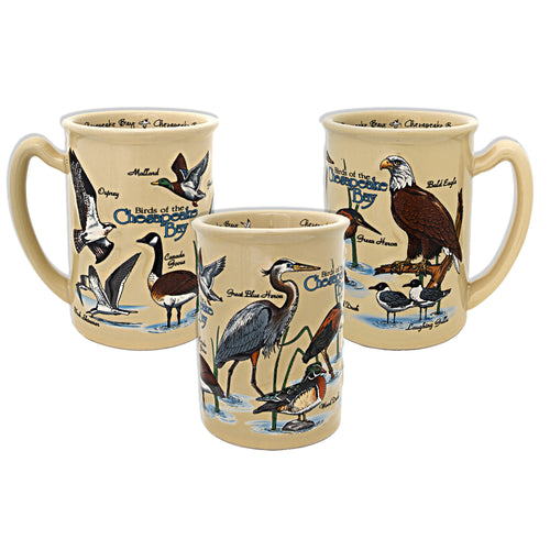 Coffee Mug Raised Birds of the Chesapeake