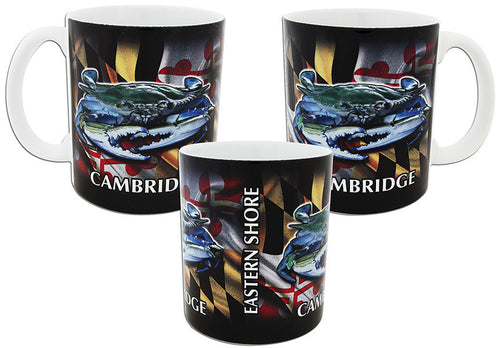 Coffee Mug Crab Flag Wrap Cambridge