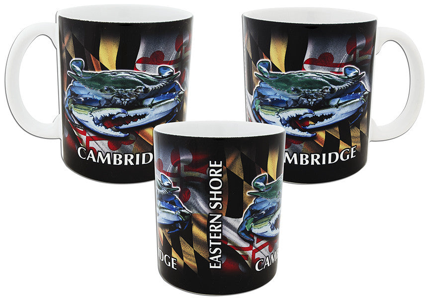Coffee Mug Crab Flag Wrap Cambridge