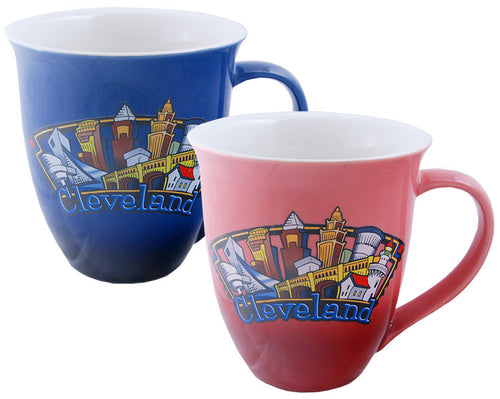 Coffee Mug Trumpet Cleveland Panorama
