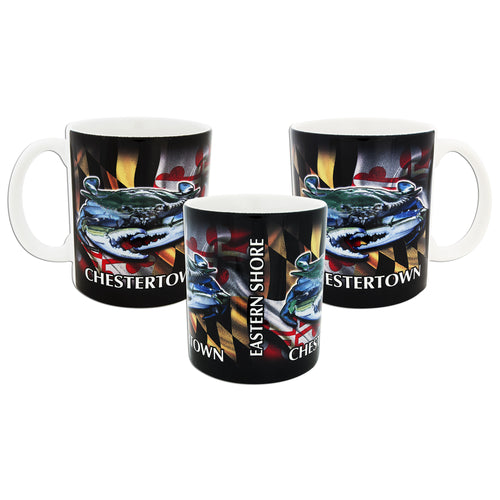 Coffee Mug Crab Flag Wrap Chestertown
