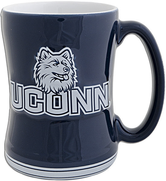Coffee Mug Sculpted University of Connecticut