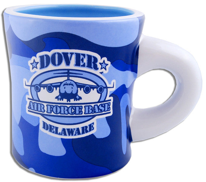 Coffee Mug Blue Camo Dover AFB