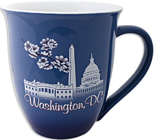 Coffee Mug Pastels Washington DC BLUE