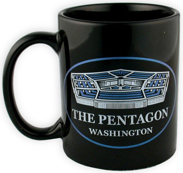 Coffee Mug Black Pentagon Washington