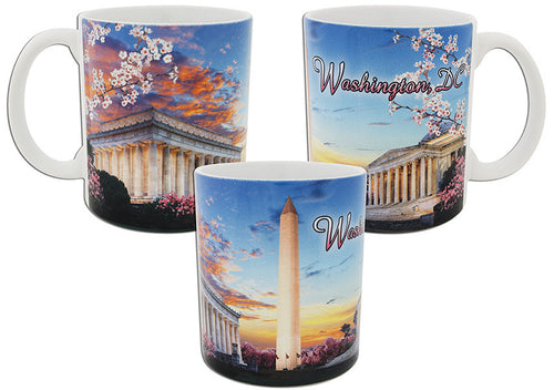Coffee Mug Washington DC Cherry Blossoms Photo Wrap