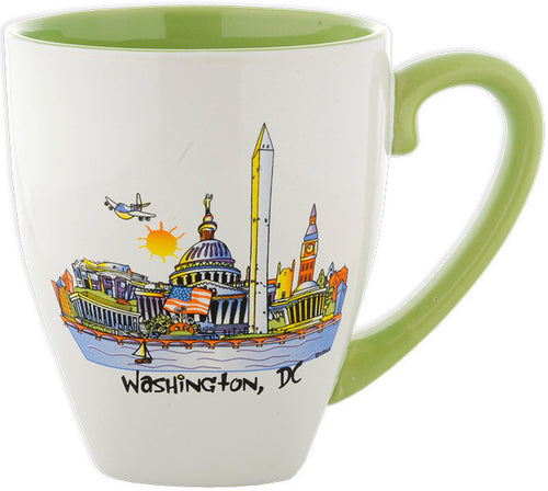 Latte Mug Color Inside DC CartoonScape