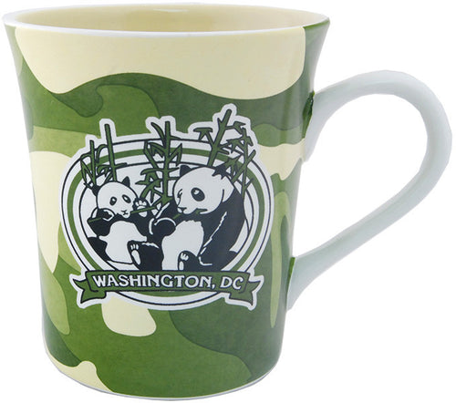 Coffee Mug Green Camo Washington DC Panda