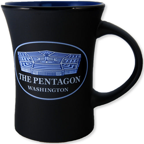 Coffee Mug BlackBlue Pentagon HILO