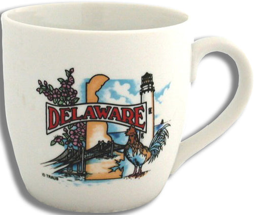Coffee Mug Bisque Delaware Collage