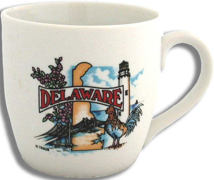 Coffee Mug Bisque Delaware Collage