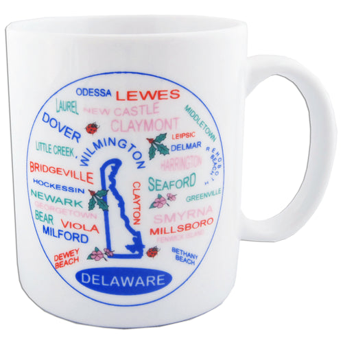 Coffee Mug Delaware Cities