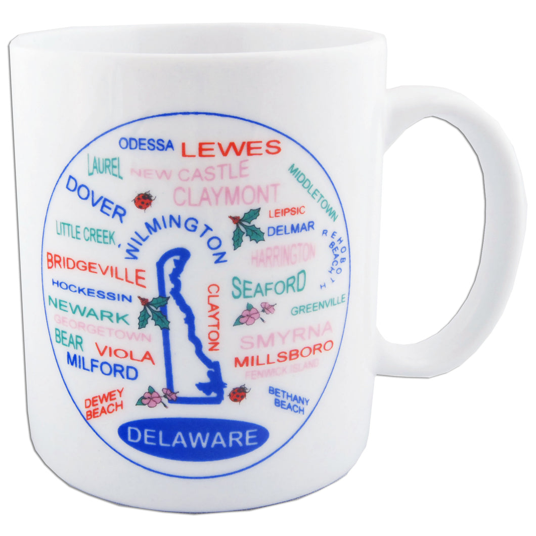 Coffee Mug Delaware Cities